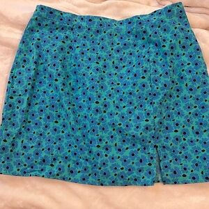 Topshop Floral Mini Skirt